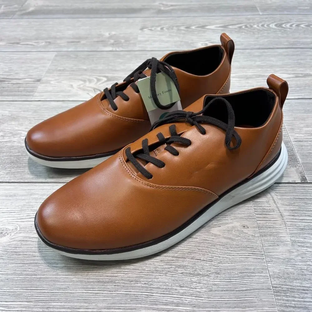Goodfellow & Co Luis Hybrid Oxford Sneakers Cognac Size 8 NWT